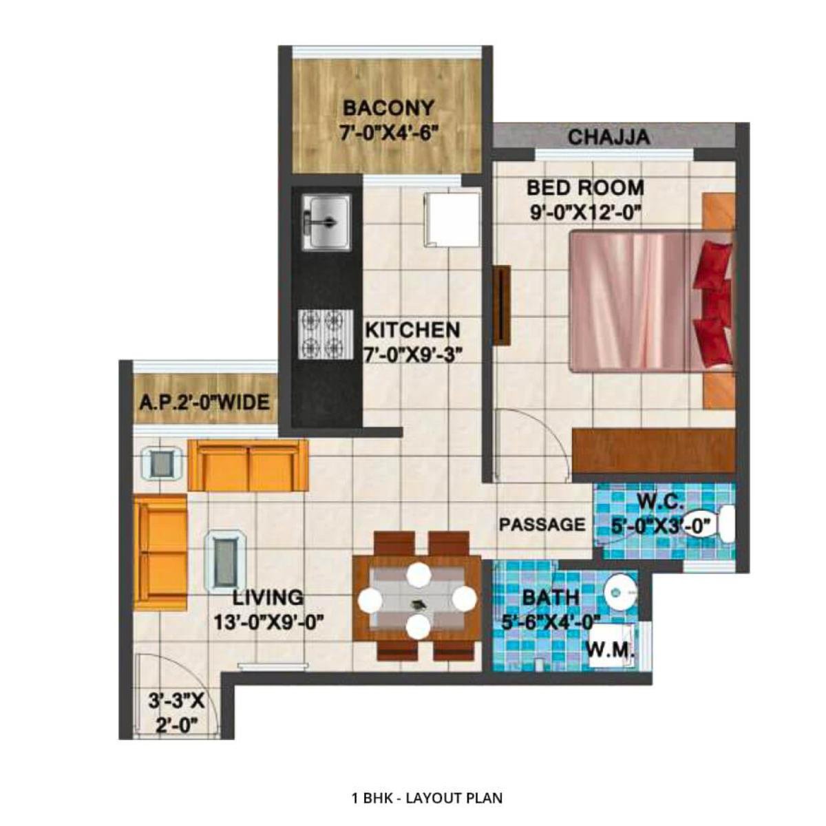 Arihant-Anaika-2-Floor-Plan-1-BHK
